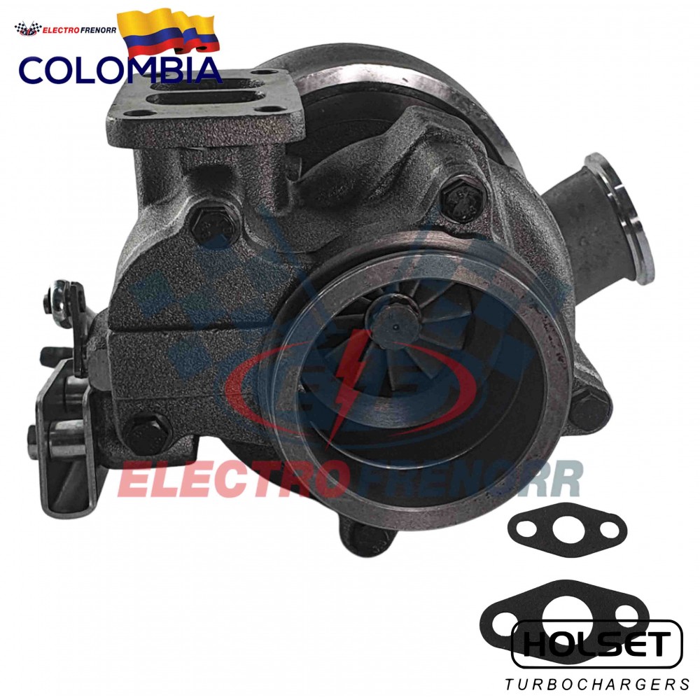 TURBO CHARGER PARA MOTOR QSL HX40W BASE CUADRADA HOLSET